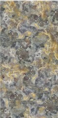 Decorative Stone Surface with Gold and Gray Marbling