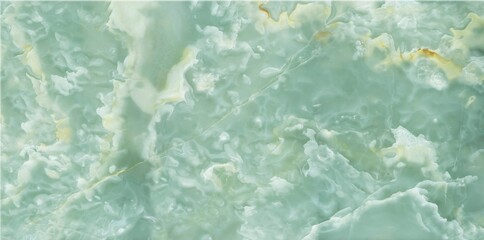 Green onyx marble texture with white veining background