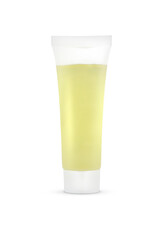 Blank cosmetic tube pack Of Cream Or Gel isolated on white background 