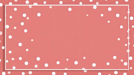 Cute Pink Polka Dot Background for Designs