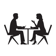 Desk Vector Silhouette