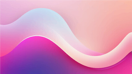 Abstract colorful wave design with smooth flowing lines and a vibrant pink and blue light pattern for a modern art background