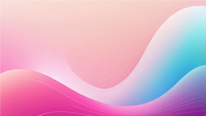 Abstract colorful wave design with smooth flowing lines and a vibrant pink and blue light pattern for a modern art background