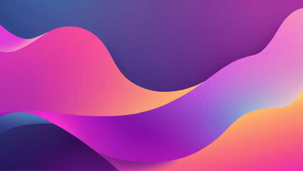 Abstract colorful wave design with smooth flowing lines and a vibrant pink and blue light pattern for a modern art background