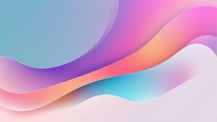 Abstract colorful wave design with smooth flowing lines and a vibrant pink and blue light pattern for a modern art background