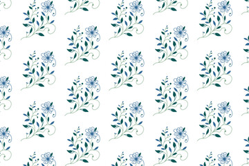 line floral art sketch, seamless rose texture, trendy textile pattern, home table top print, fashion flower design

