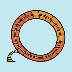 Cartoon hamster wheel icon graphic for pet care and animal wellbeing