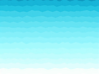 Light Blue Gradient Waves, Abstract Pattern, Smooth Design, Oceanic Artwork, Digital Illustration