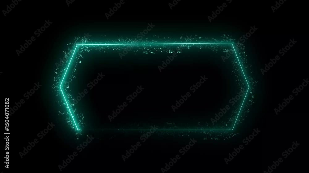 Poster hud, ui, gui futuristic user interface screen animation. high tech screen for video game. sci-fi con
