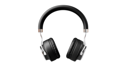 Sleek Headphone Studio: A modern headphone sits in the studio, capturing the essence of audiophile bliss and the harmonious convergence of sound and design. 