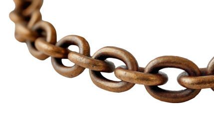 Obraz premium Antique Chain: A timeless antique chain, with aged metal links. Evokes feelings of age and history.