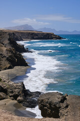 La Pared pristine beach of Fuerteventura, Canary Islands