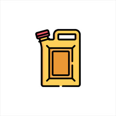 vector illustration of a gas pump