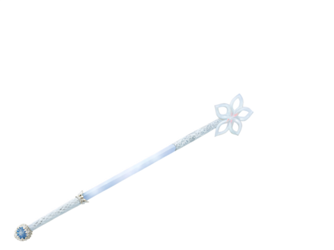 Illustration of a sparkling magic wand releasing a burst of magical energy, showcasing a whimsical design and enchanting light effects, perfect for fantasy  isolated on white  background PNG 