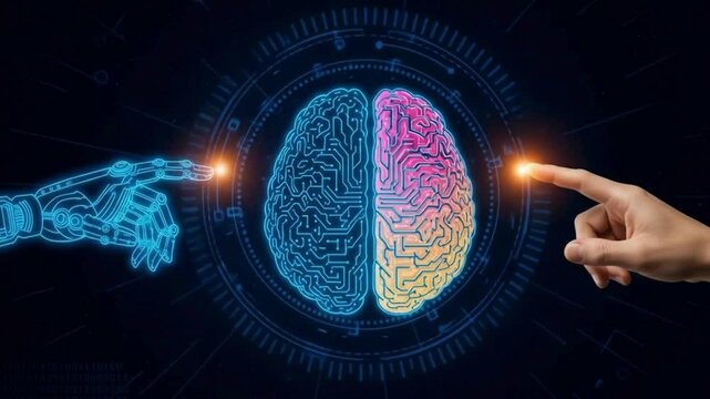 Human brain versus artificial intelligence in modern thinking