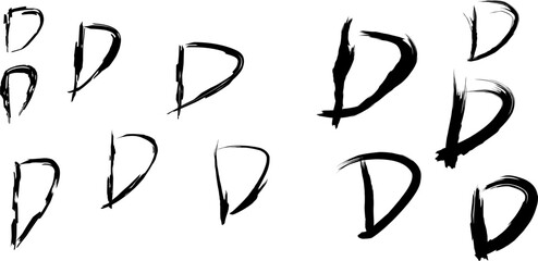 Collection of stylized anarchist 