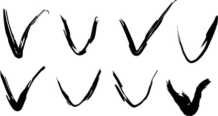 Collection of stylized anarchist 