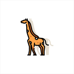 giraffe vector illustration
