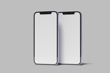 smartphone 12 mini blank mockup