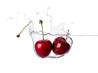 cherries in water