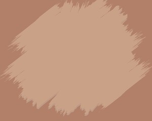 Brown illustration of an abstract background with paint stroke