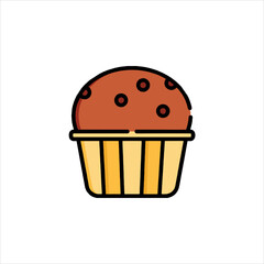 cupcake vector illustration