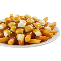 Delicious Poutine French Fries Cheese Curds and Gravy