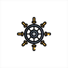 ship steering wheel