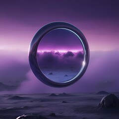 Moonlight reflects off the dark sea under a cloudy night sky landscape