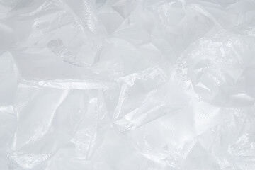 Plastic wihite background. Top view.