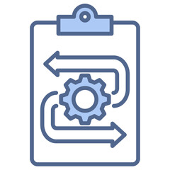 Recovery Plan Blue Icon