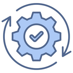 Continuity Testing Blue Icon