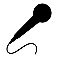 microphone silhouette picture 