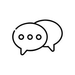 Communication bubbles, for websites and apps