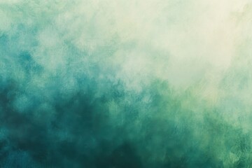 Obraz premium Abstract gradient background featuring shades of teal and light green creating a dreamy atmosphere