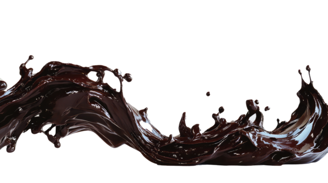 Liquid chocolate splashing, Chocolate or Cocoa splash, Chocolate day, 7 july