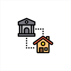 house icon vector illustration