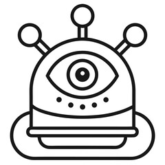 vector illustration of a funny cartoon character