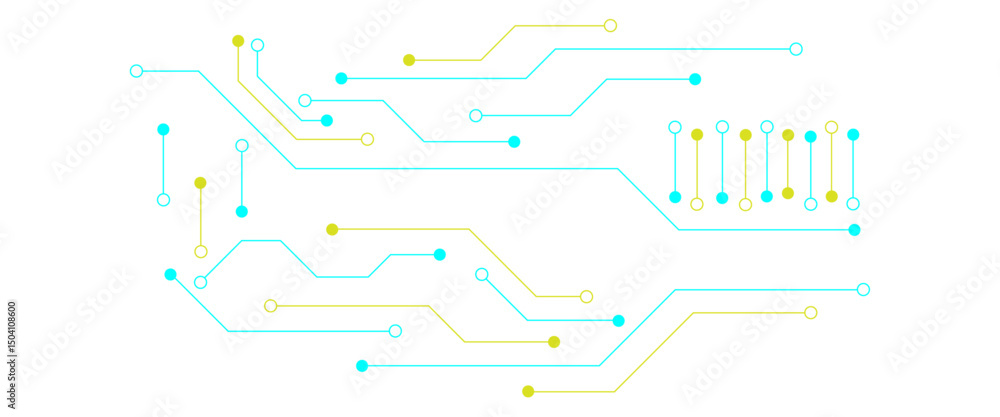 Poster set of printed circuit board. abstract futuristic circuit board. hi tech digital circuit board. futu