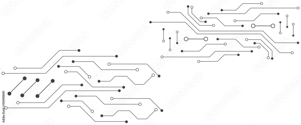 Poster set of printed circuit board. abstract futuristic circuit board. hi tech digital circuit board. futu