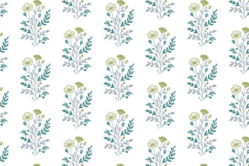 one line rose drawing, abstract floral texture, seamless home textile, fashion repeat pattern, hand drawn sketch design

