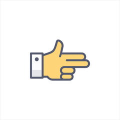 hand with thumb up