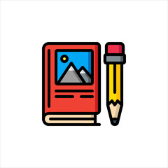 Obraz premium pencil and eraser