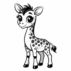 giraffe vector illustration