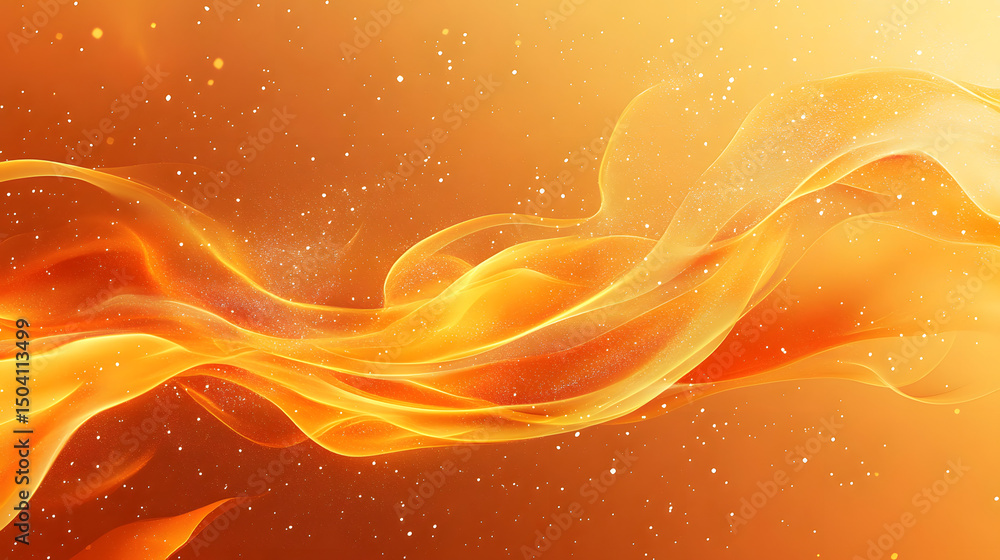 Poster lag baomer banner with empty space without text, orange minimal background
