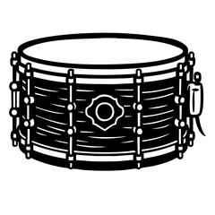 Drum Vector SVG Clipart illustration