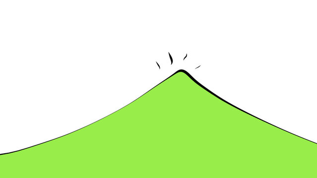 vector illustration of a mountain