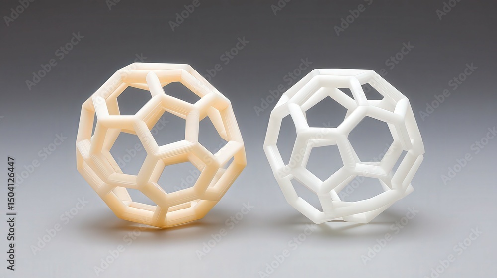 Poster customized 3d printed structures in bioengineering with unique designs