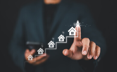 Real Estate Investment, Market Growth Concept. Analysis of real estate market growth trends....