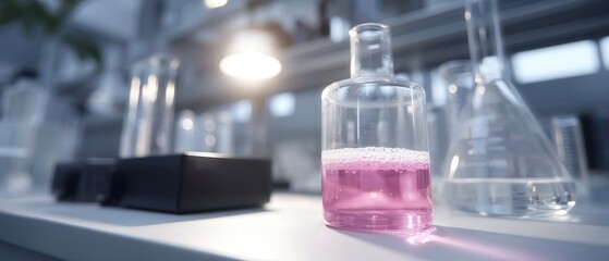 Chemical Experiment Showcasing Efficiency in Modern Laboratory Setting